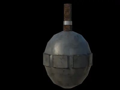 M1917 Eierhandgranate hand granade Low-poly 3D model