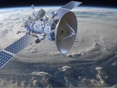 Orbiting Satelite 3D model