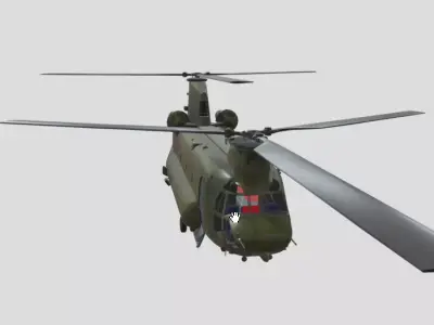 Chinook Free low-poly 3D model