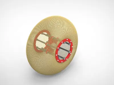 concept wheel 3D model