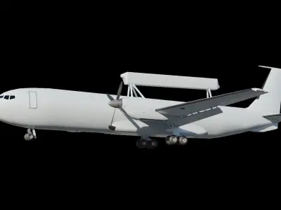 Airborne Early Warning and Control 3D model