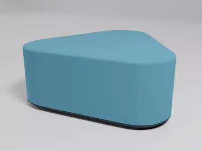 HANA -  Fabric pouf - Free 3D model