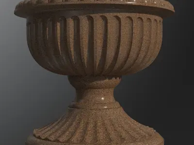 PLANT POT 01 Free 3D model