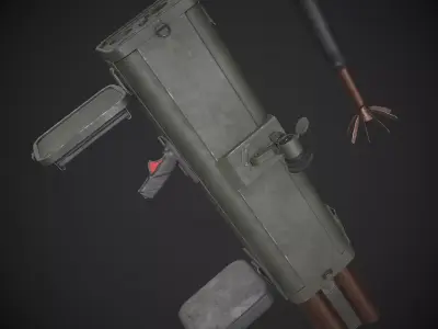 M202 Flash Low-poly 3D model