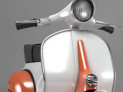 Vespa 150 1960 Scooter 3D model