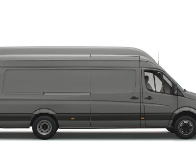 Volkswagen Crafter Van L4H3 2016 3D model