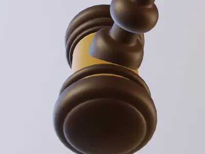 Judge Hammer 3D model