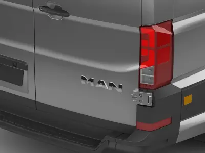 MAN TGE panel van L1H2 3D model