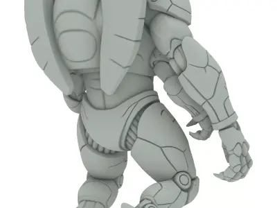 Cyber Alien Machine Robot 3D print model