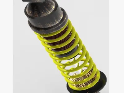 Shock absorber shock absorbing 3d printer Free 3D model