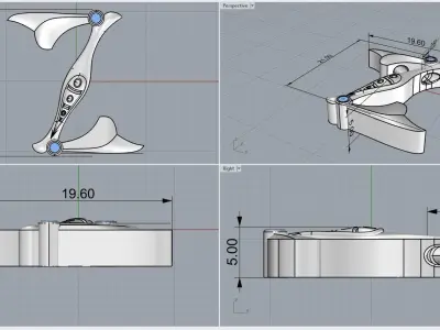 Alphabet Latin Z 3D print model purchase