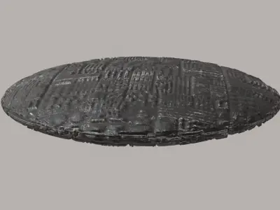 UFO 3D Low-poly 3D model