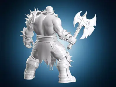 Khorne Berzerker 3D Print Model 3D print model