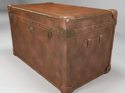 S00079 MAYFAIR STEAMER TRUNK Low-poly 3D model