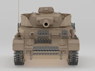 Panzer IV Tank 3D model