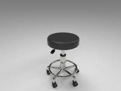 Doctor Chair clean and dirty Free low-poly 3D model