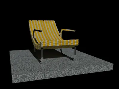 Beach chair  3D model