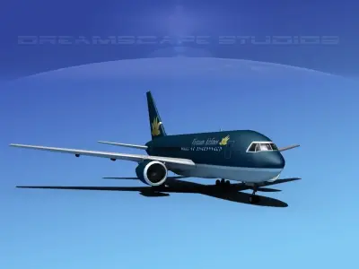 Boeing 767-200ER Vietnam 3D model
