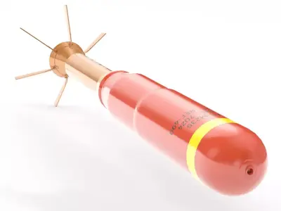 Incendiary Rocket 66 mm M74 3D model