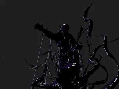 venom sculpt 3D model