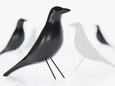 Eames House Bird Figurine 3D model