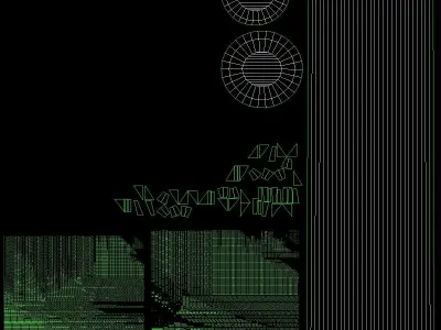 Billboard empty 3D model