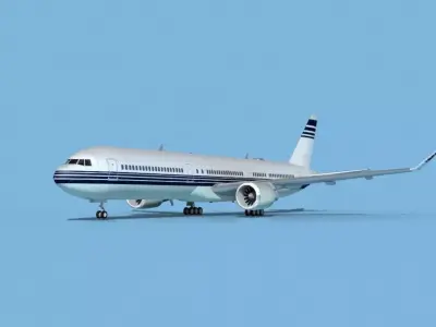 Boeing 767-400 Corporate 1 3D model
