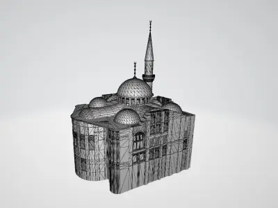 Gul Camii Low-poly 3D model