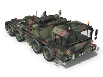 Faun STL-56 Tank Transporter 3D model