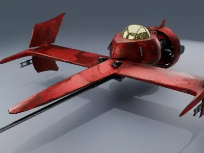 Swordfish Low-poly 3D model