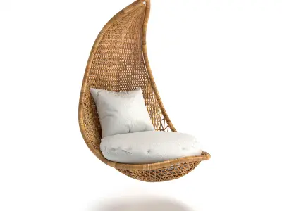 Half-Moon Seat Free low-poly 3D model