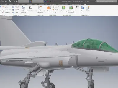 Maiden flight of LCA Navy 3d model 3D model