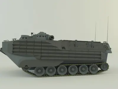 AAV7A1 Assault Amphibious Vehicle 3D model