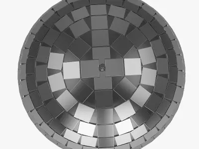 ball disko club party mirorr 3D model
