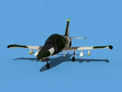 Aero Vodochody L-39C Albatross Ukraine 2 3D model