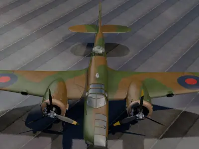 Bristol Blenheim Mk-5 Bisley 3D model