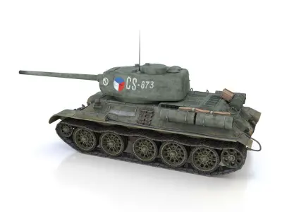 T-34 85 - Soviet medium tank - CS673 3D model