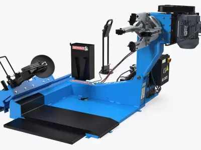 Automotech AS-26TC Truck Tyre Changing Machine 3D model