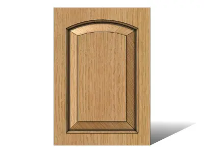 Painel Falso de Porta Faux Raised Door Panel 3D model