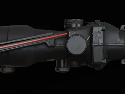 Trijicon ACOG4X32 Low-poly 3D model