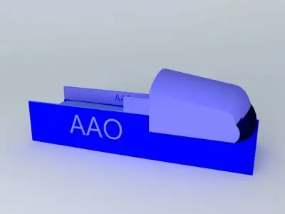 AAO Luxe Class Airplane Seat Free 3D model