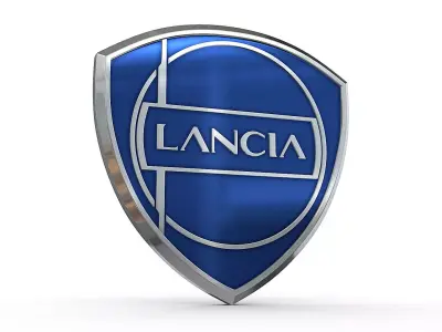 lancia new logo 3D model