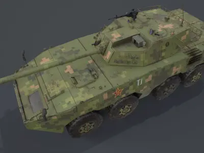 ZLT 11 new Low-poly 3D model