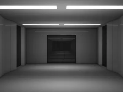 Sci Fi Interior 3D model 89