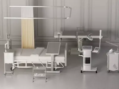 medical care blender  Low-poly 3D model