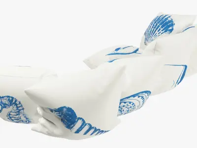 Sea Pillows V1 3D model