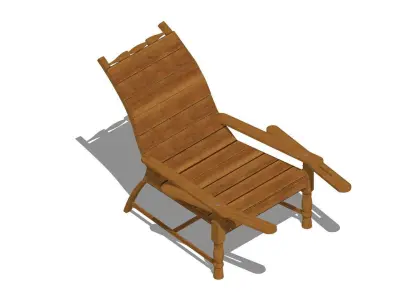 KERALA OUTDOOR CHAIR 3D model