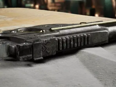 HERO Prop Asset - Mandalorian Blaster IB-94 Low-poly 3D model