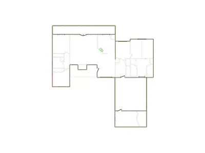 Simple Exterior Sketch by Interior - 3001-3500 SF - Xactimate 3D model