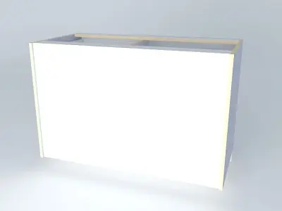 BB2D1D kitchen cabinet Free 3D model